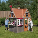 Casuta de Joaca Greystone Cottage Playhouse -casa de exterior pentru copii Casuta de Joaca Greystone Cottage Playhouse -casa de exterior pentru copii